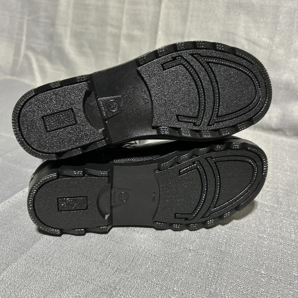 NWT Western Chief Black Rain Boot Kid Size 3‎ Rubber Waterproof